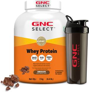 GNC 100% Whey Protein Powder With Free Shaker Whey Protein