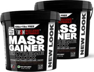 MUSCLE SIZE Extreme Mass Gainer High Protein Muscle gainer 22lbs Weight Gainers/Mass Gainers