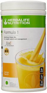 HERBALIFE Nutrition Formula 1 Mango Shake Mix Weight Management Protein Shake