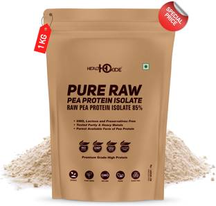 HEALTHOXIDE Pea Protein Isolate 85%, Unflavored, Vegan, Gluten-Free, Sugar Free Plant-Based Protein
