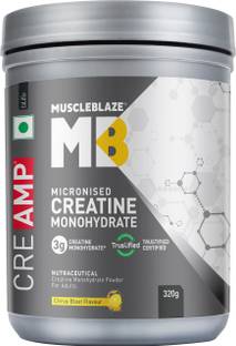 MUSCLEBLAZE Micronised Creatine Monohydrate CreAMP Powder, Trustified Certified Creatine