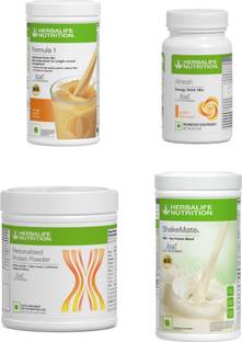 HERBALIFE Formula 1 Shake Orange, Afresh Peach, Protein 200g, Shakemate Protein Shake