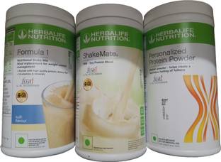 HERBALIFE F1 SHAKE MIX-KULFI AND SHAKEMATE,PP-400GM (PACK OF 3) Protein Shake