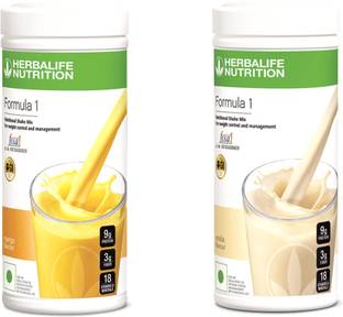 HERBALIFE Formula 1-Nutritional shake Mix, Mango & Vanilla Flavor. Nutrition Bars