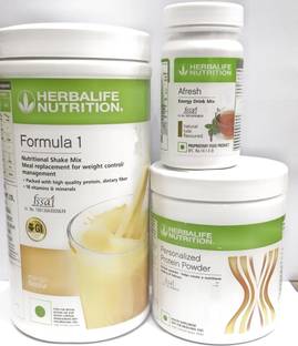 HERBALIFE Formula1 Mango 500g Protine Powder 200g & Tulshi Afresh 50g Waight Loss Plant-Based Protein