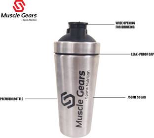 Muscle Gears Stainless Steel Shaker Pre Workout