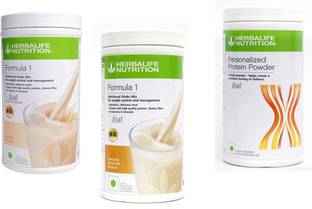HERBALIFE Formula 1 Shake Vanilla & Banana Caramel Flavor With Protein Powder 400 Gm Protein Shake