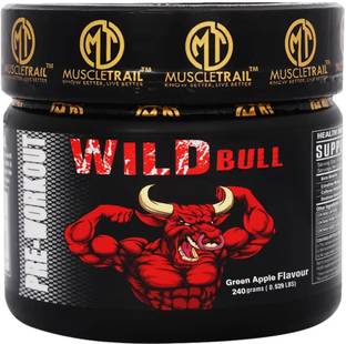 Muscle Trail Wild Bull |3.5g Beta Alanine |2.5g Citrulline Malate |300mg Caffeine Anhydrous | Pre Workout