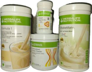 Herbalife Nutrition Formula 1 Vanilla + Protein Powder 200 G+ Shake Mate + Afresh - Lemon Protein Shake
