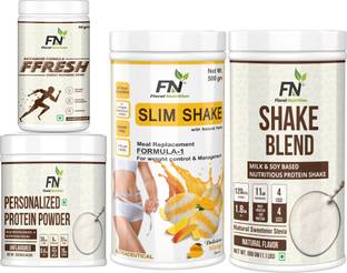 Floral Nutrition Weight Loss Combo Formula 1 Shake, Protein Powder, FFresh Lemon, Shake Blend Protein Shake
