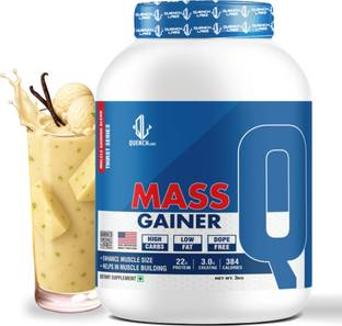 QUENCHLABZ Mass Gainer | High-Calorie Protein Supplement for Muscle Growth | Weight Gainers/Mass Gainers