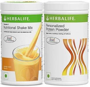 Herbalife Nutrition Formula 1 (Orange Cream) with Personalized Protein Powder, 400 g Protein Blends
