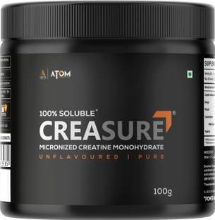 AS-IT-IS Nutrition ATOM Creasure® 100% Soluble Creatine Monohydrate, Unflavored, 33 Servings Creatine