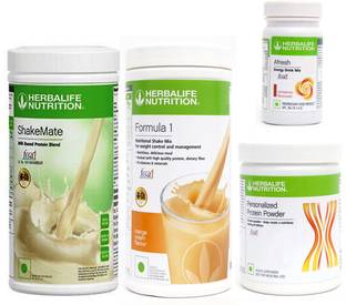 Herbalife Nutrition FORMULA1 ORANGE 500 PROTIEN 200 GAFRESHENERGYDRINK CINNAMON50 +SHAKEMATE 500 G Plant-Based Protein