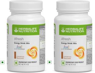 HERBALIFE Afresh Energy Drink Mix , Cinnamon Flavour , 50 gm Energy Bars