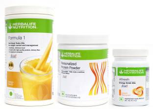 HERBALIFE F1 MANGO+ PP 200 G+AFRESH PEACH FOR Weight Loss Plant-Based Protein