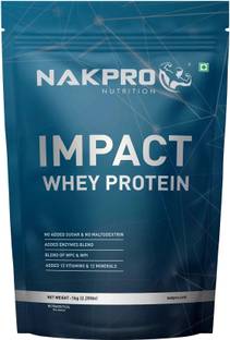 Nakpro Impact Whey Protein Isolate & Concentrate, 24g Protein, Trustified Certified Whey Protein