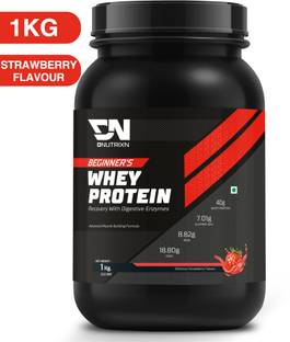 DNUTRIXN Beginner's High Whey Protein with Digestive Enzyme, Multivitamin Whey Protein