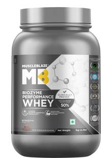 MUSCLEBLAZE Biozyme Performance Whey Protein Powder, 25g Protein Per Scoop Whey Protein