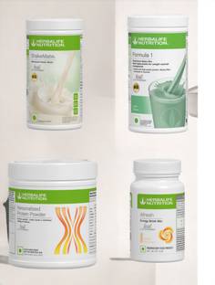 HERBALIFE F1 SHAKE MIX-PAAN,GINGER,SHAKEMATE AND PP-200GM (PACK OF 4) Protein Shake