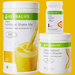 HERBALIFE Formula 1 Mango Combo (Personalised protein & Afresh Elachi) Protein Blends