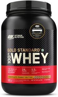 Optimum Nutrition (ON) Gold Standard 100% Protein Powder - Primary Source Isolate Whey Protein