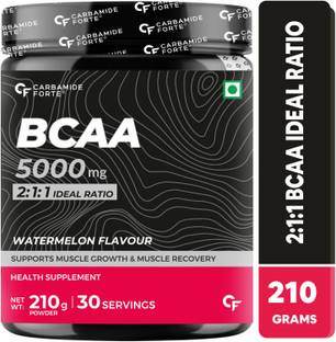 CARBAMIDE FORTE Pre Workout BCAA Supplement Watermelon Flavour | 2:1:1 Bcaa for Women & Men BCAA