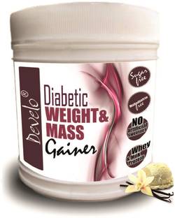 DEVELO Weight & Mass Gainer for Diabetics, Sugar Free Supplement for Diabetes Care Weight Gainers/Mass Gainers