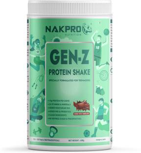Nakpro GEN-Z Protein Shake for Teenagers | Premium Blend of WPI, WPC & Casein Protein Shake