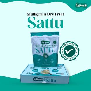 eatamins Sattu with Dry Fruits | High-Protein Food Supplement Plant-Based Protein
