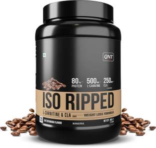 QNT ISO Ripped, 1kg, Whey Isolate Protein for Weight Loss & Lean Muscle Growth Whey Protein