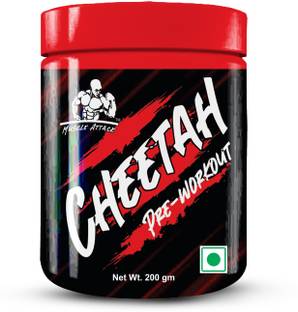 MUSCLE ATTACK Cheetah Preworkout 200g, 30 Servings Bubble Gum Pre Workout