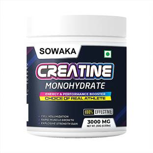 SOWAKA Creatine Monohydrate |Support Muscles, Cellular Energy and Cognitive Function| Creatine