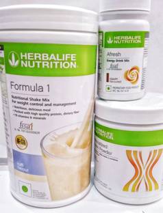 HERBALIFE Formula1 Kulfi Flavor 500g Protine Powder 200g & Elachi Afresh 50g Plant-Based Protein