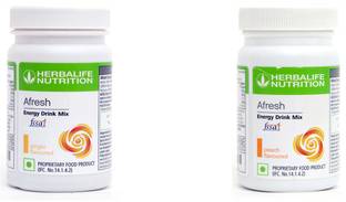 HERBALIFE Afresh Energy Drink Mix Combo GINGER + PEACH Nutrition Drink