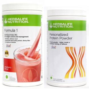 HERBALIFE Formula 1 Nutritional Shake Strawberry Flavor With Protein Powder 400 Gram Plant-Based Protein