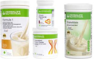 HERBALIFE Formula 1 Protein 200 Gram + Afresh Elaichi + Shake Mate Protein Shake