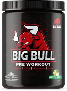 Big Bull Hardcore Pre-Workout|Extreme Energy, Focus & Pump|Gym Supplement for Men & Women Energy Drink