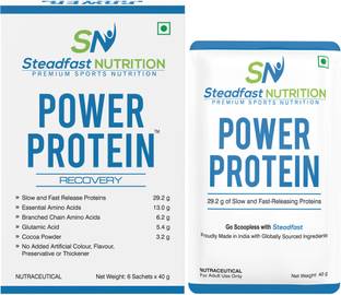 Steadfast NUTRITION Power Protein | Natural Cocoa Powder EAA (Essential Amino Acids)