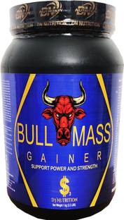 Dollar3 Nutrition Bull Mass Gainer For Bulk Muscle Gain Inspired By USA (Cafe Mocha 2.2Lbs) Weight Gainers/Mass Gainers