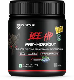 DENZOUR NUTRITION Bee-Hp Pre-Workout, Most Explosive Muscle Pump With Fat Loss Formula Pre Workout