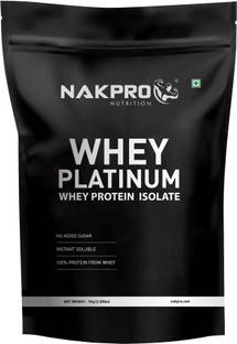 Nakpro PLATINUM 100% Isolate Supplement Powder Whey Protein