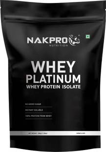 Nakpro PLATINUM 100% Whey Protein Isolate Supplement Powder Whey Protein