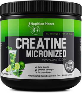 Nutrition Planet Micronized Creatine Monohydrate [348g, Virgin Mojito] Creatine