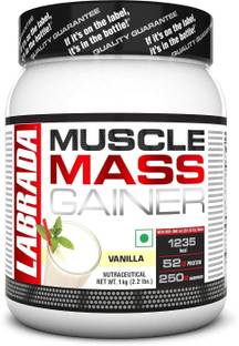 Labrada nutrition Muscle Mass Gainer 1 Kg (Vanilla) Weight Gainers/Mass Gainers