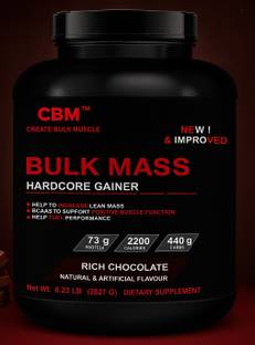 CBM Bulk Mass 6 Lb Chocolate Weight Gainers/Mass Gainers