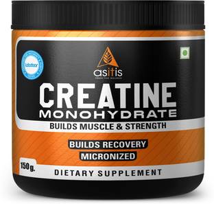 AS-IT-IS Nutrition Pure Creatine Monohydrate for Muscle Building (150 gm) Creatine
