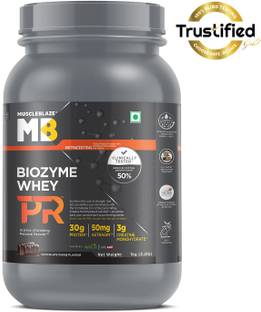 MUSCLEBLAZE Biozyme PR with Creatine Monohydrate & AstraGin Whey Protein