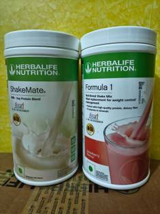 HERBALIFE FORMULA 1 weight loss STRAWBERRY SHAKE SHAKEMATE Protein Shake