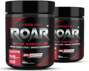 Shadow Labs Roar Pre-Workout For Muscle Pump ,High Energy Sports Drink Pre Workout